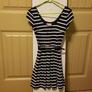 Blue and white dress size xs